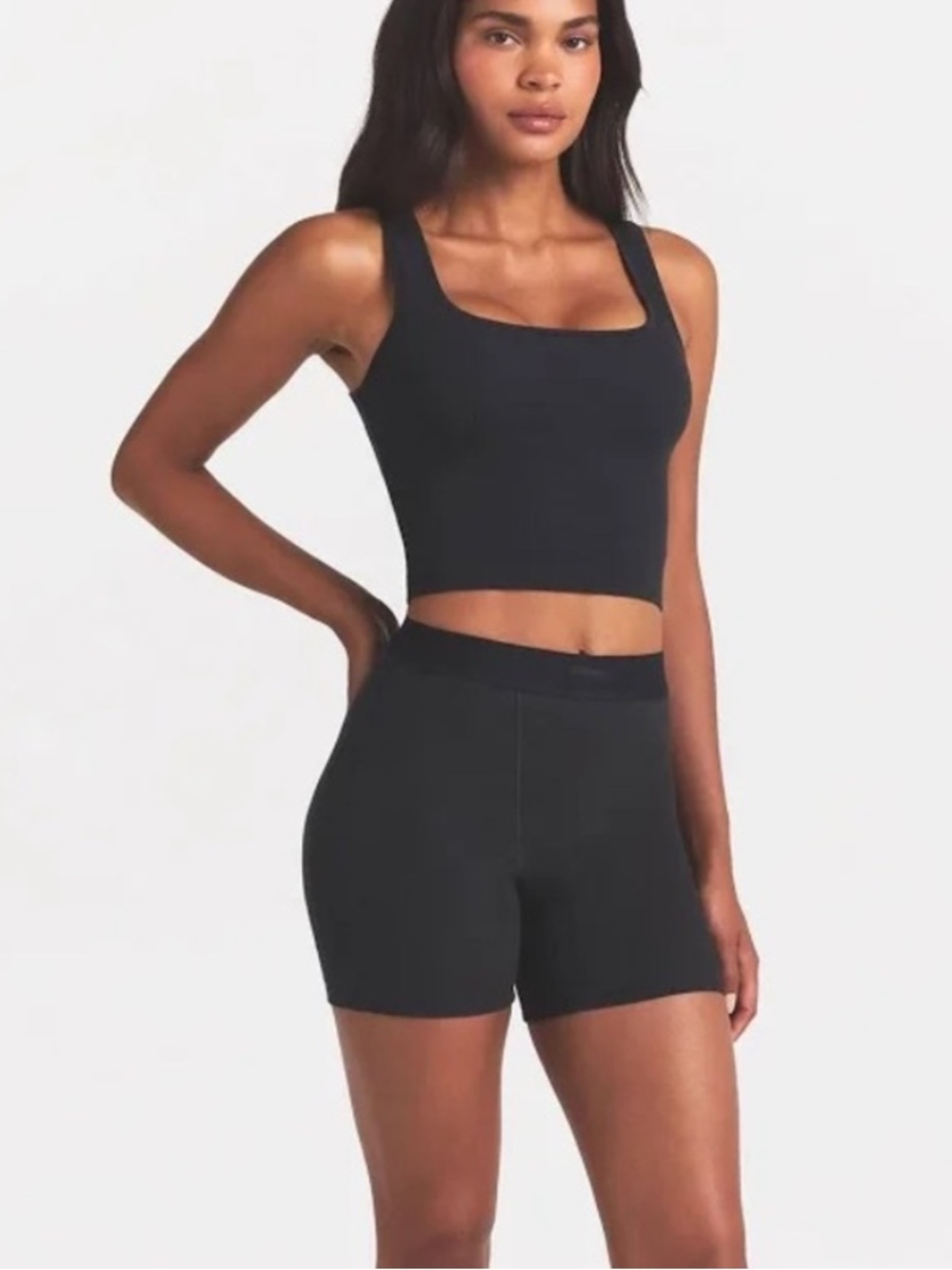 Skims • Ribbed Black • Set